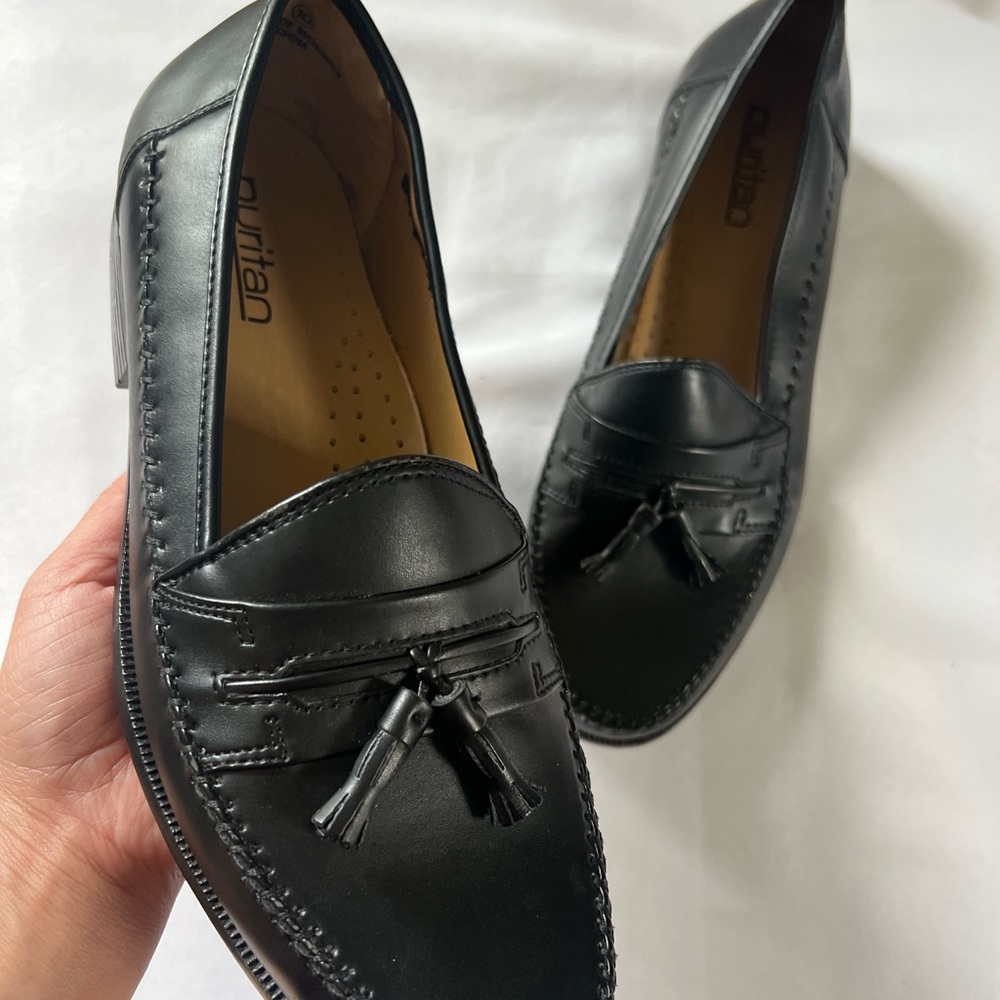 puritan mens shoes casual tassel shoes size 10